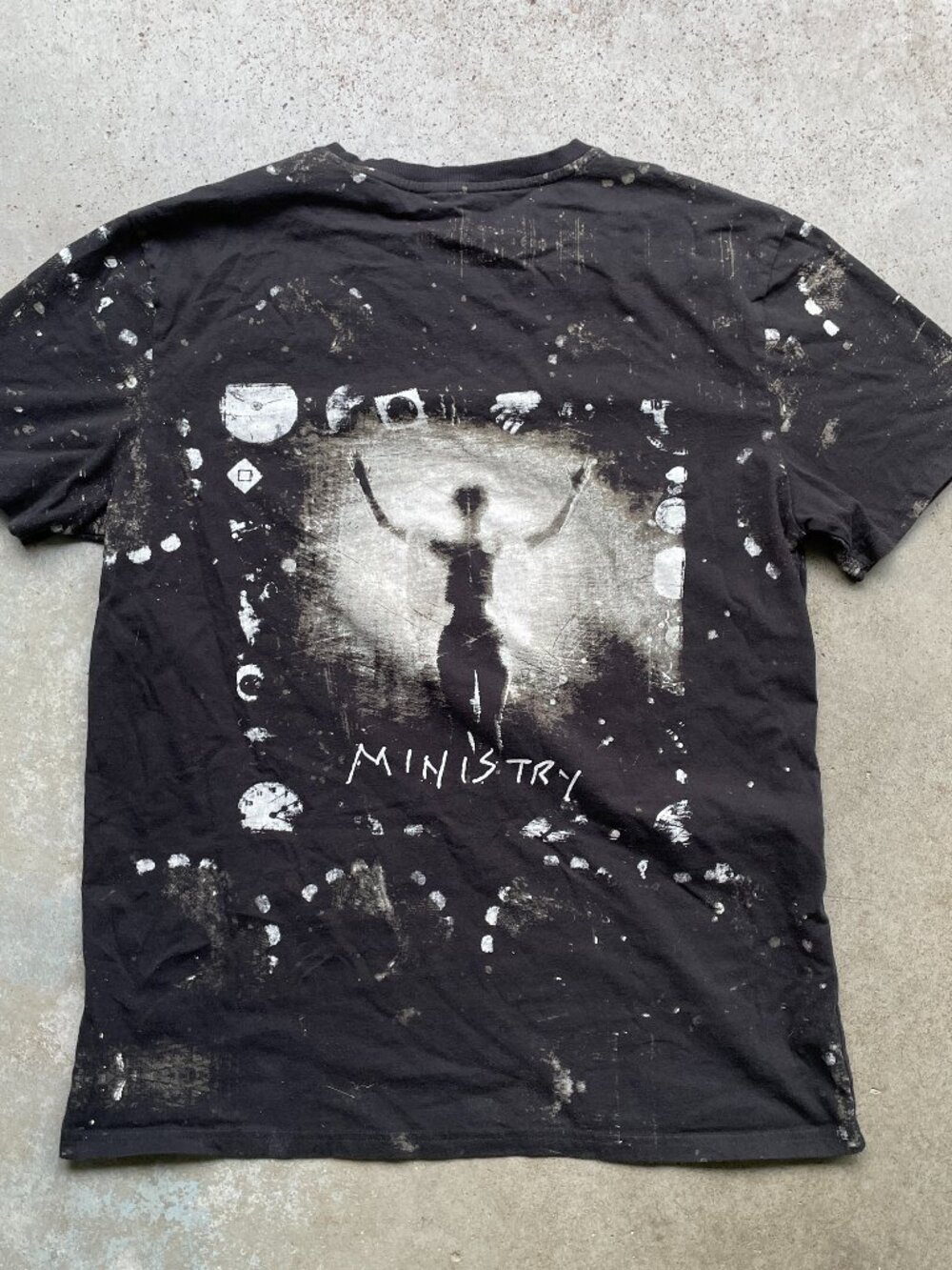 Ministry Psalm 69 T-Shirt Men’s XL AOP Industrial Metal Band (Reprint)